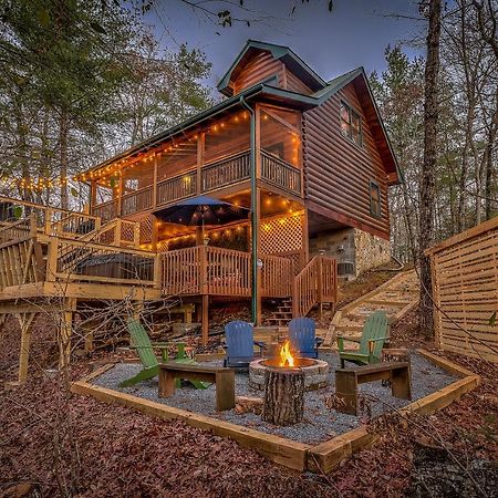 Golden Eagle Ga Cabin - Hot Tub, Firepit & Fast Wifi Blue Ridge Buitenkant foto