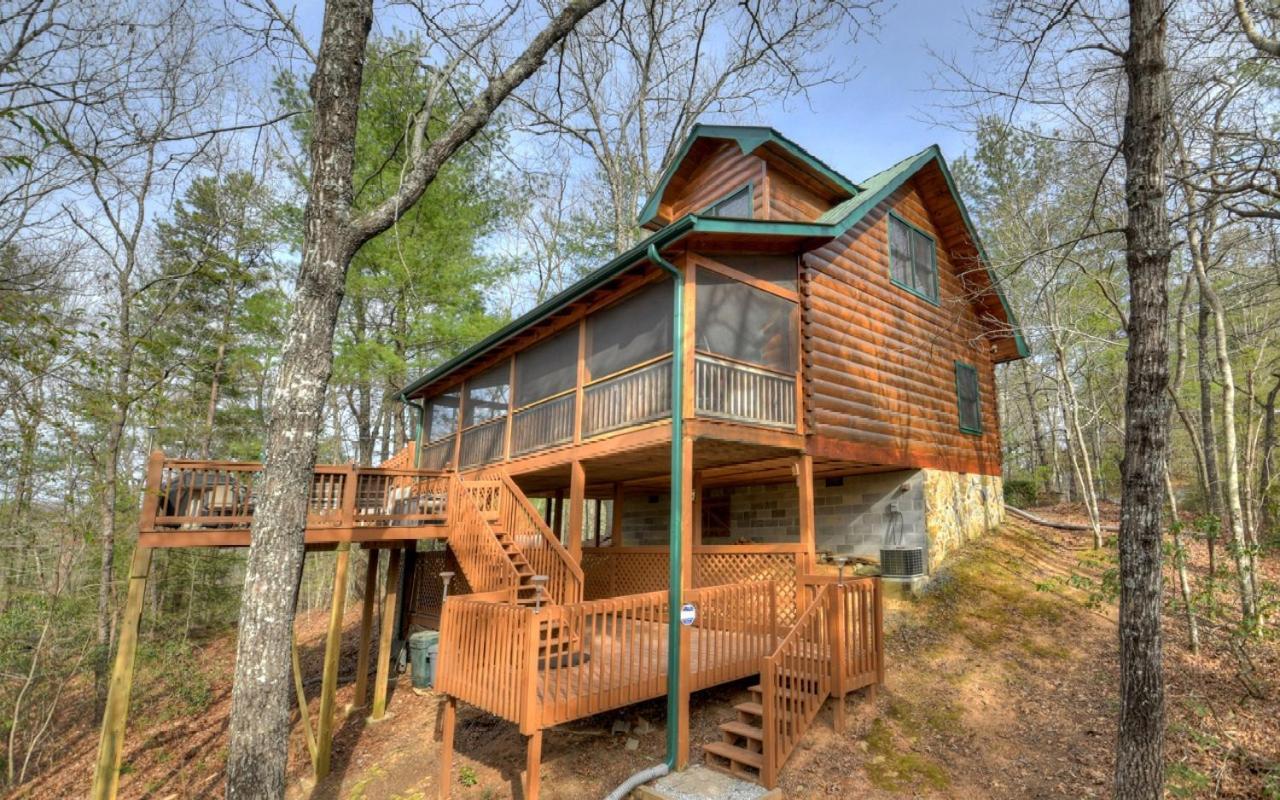 Golden Eagle Ga Cabin - Hot Tub, Firepit & Fast Wifi Blue Ridge Buitenkant foto