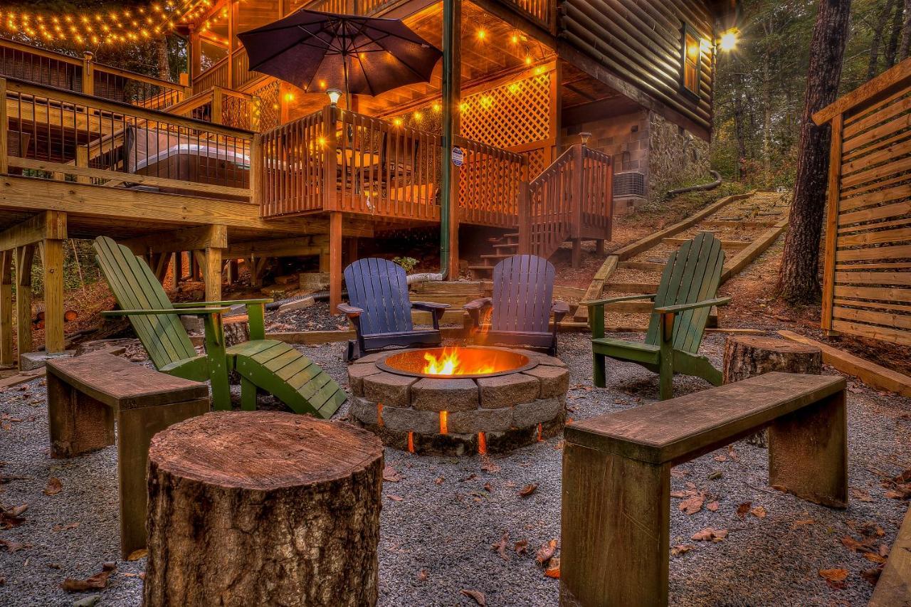 Golden Eagle Ga Cabin - Hot Tub, Firepit & Fast Wifi Blue Ridge Buitenkant foto