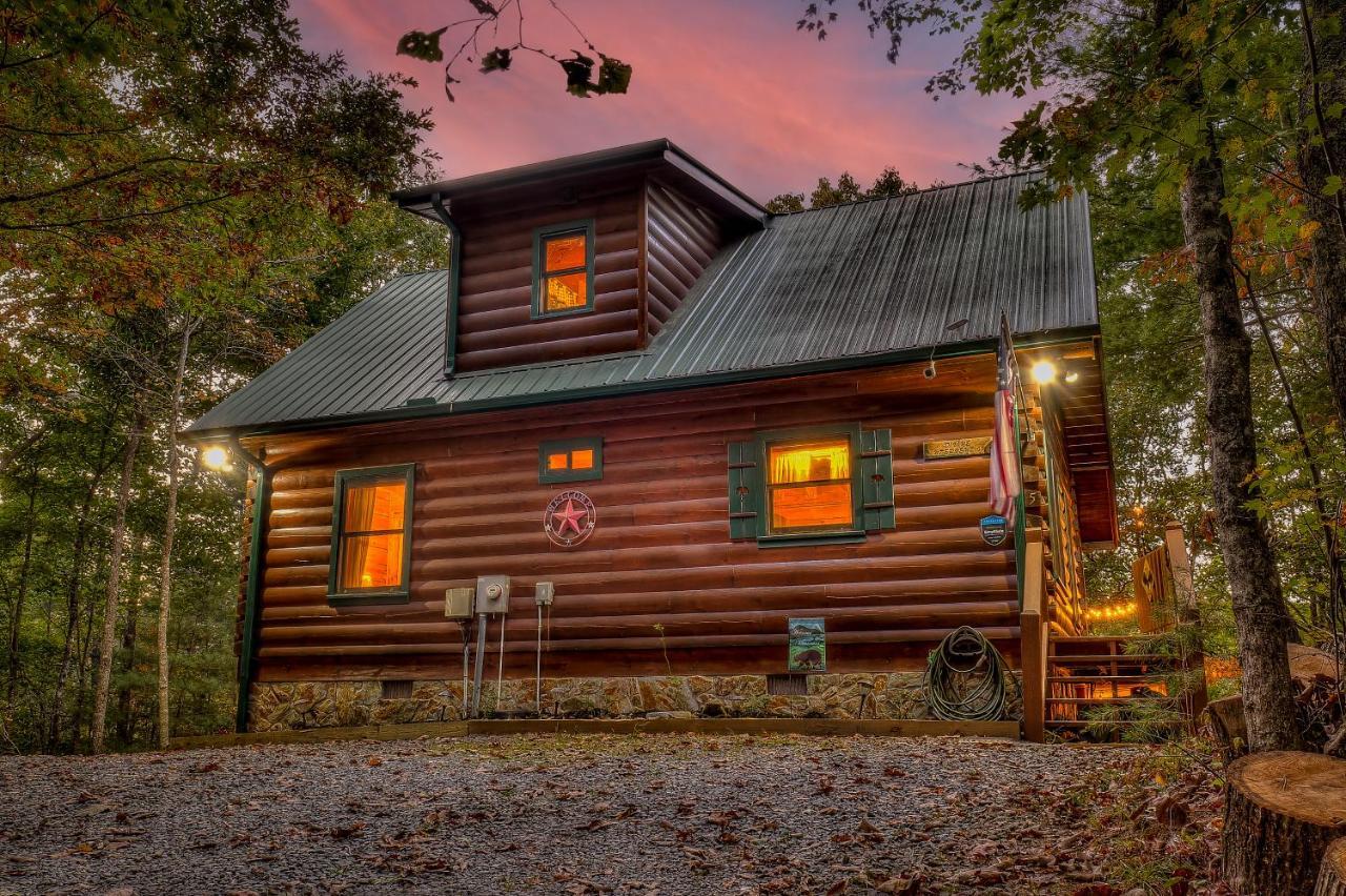 Golden Eagle Ga Cabin - Hot Tub, Firepit & Fast Wifi Blue Ridge Buitenkant foto