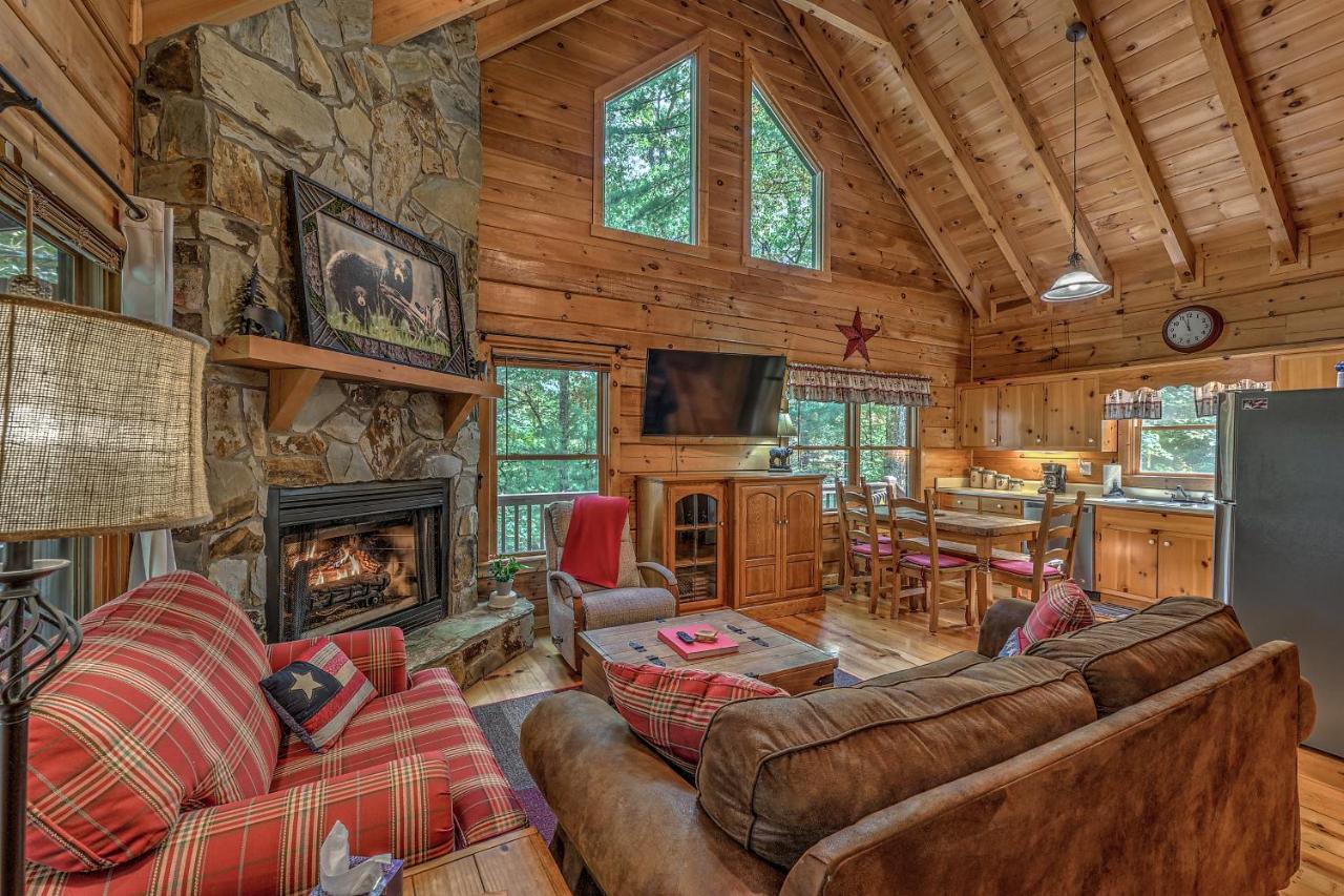 Golden Eagle Ga Cabin - Hot Tub, Firepit & Fast Wifi Blue Ridge Buitenkant foto
