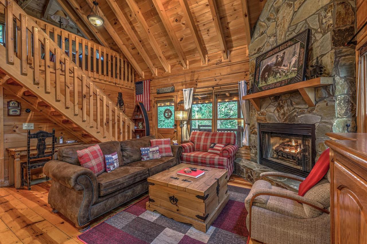 Golden Eagle Ga Cabin - Hot Tub, Firepit & Fast Wifi Blue Ridge Buitenkant foto
