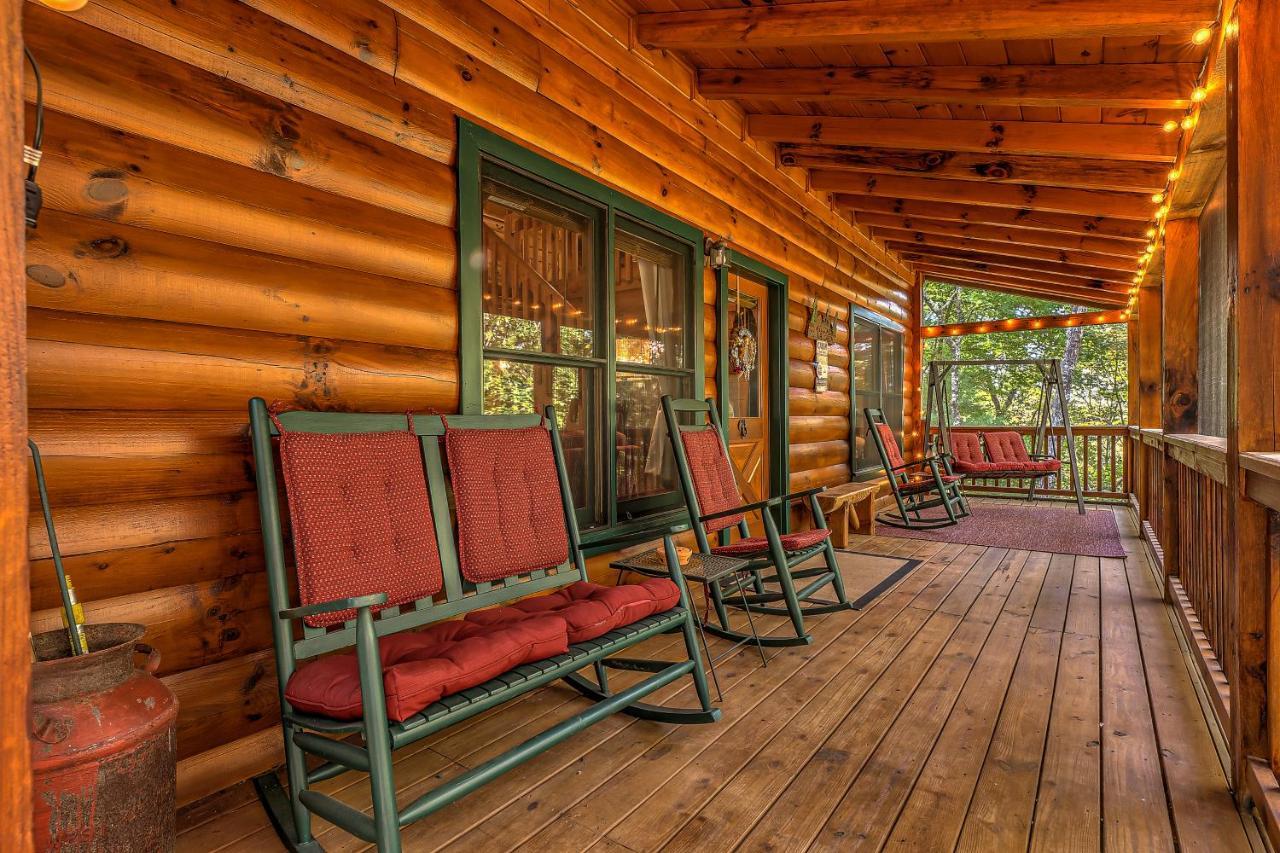 Golden Eagle Ga Cabin - Hot Tub, Firepit & Fast Wifi Blue Ridge Buitenkant foto