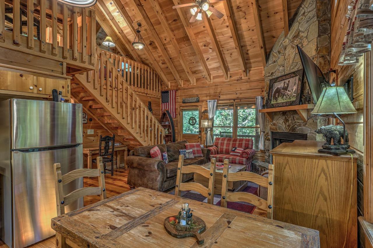Golden Eagle Ga Cabin - Hot Tub, Firepit & Fast Wifi Blue Ridge Buitenkant foto